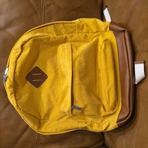 Wild Fable Yellow Corduroy Backpack